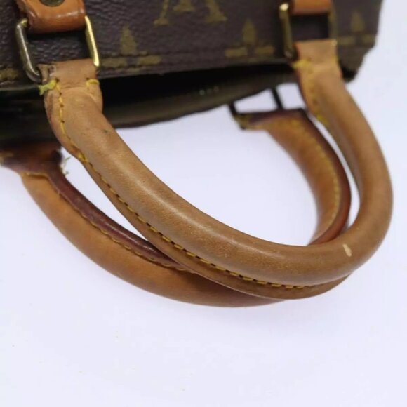 LOUIS VUITTON Monogram Mini Speedy Hand Bag M41534 LV Auth 83523 - Picture 8 of 16